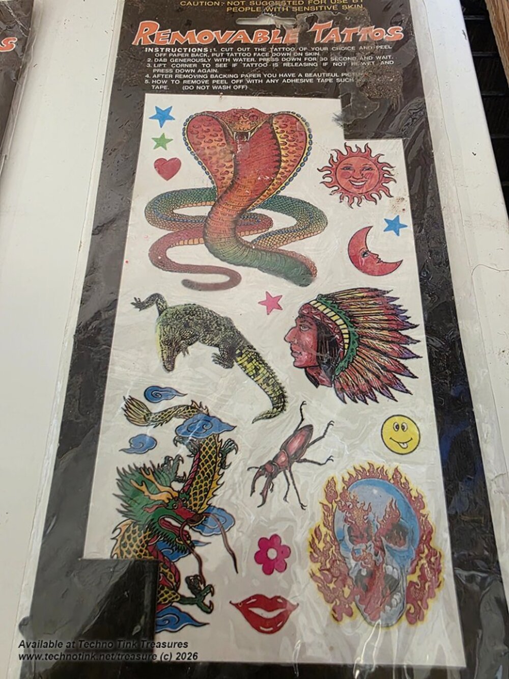 Vintage Removable Tattoo Set: Various Compilation Sets